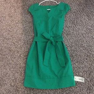 NWT green bow tie dress